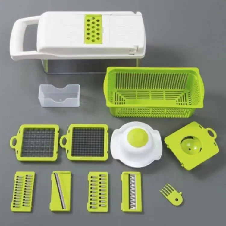 12 In 1 Manual Vegetable Chopper Kitchen Gadgets Food Chopper Onion Cutter Vegetable Slicer M.Noor