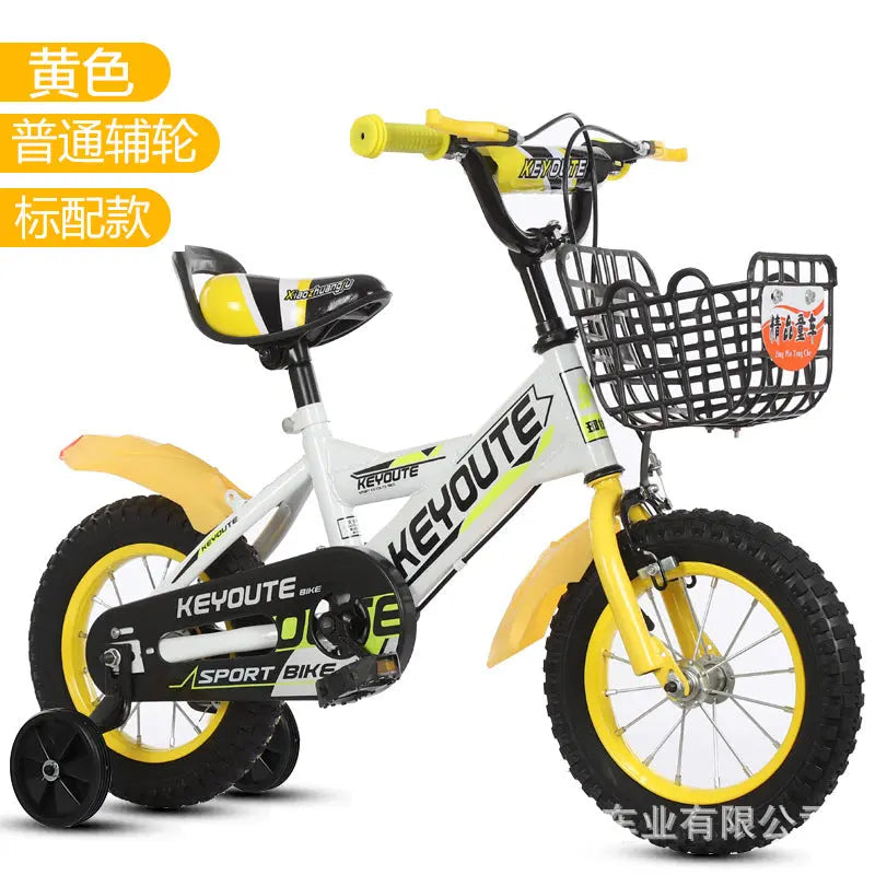 Children's Bicycle Boys And Girls 12-inch/16/20-inch Bicycle With Auxiliary Wheel Pedal Baby Bicycle My store 1