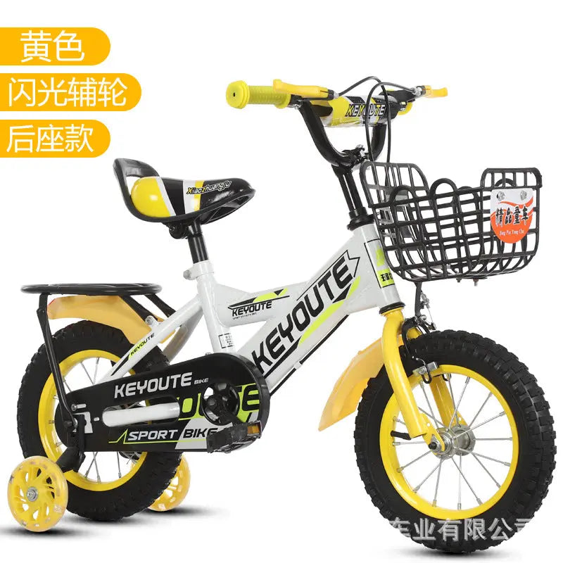 Children's Bicycle Boys And Girls 12-inch/16/20-inch Bicycle With Auxiliary Wheel Pedal Baby Bicycle My store 1