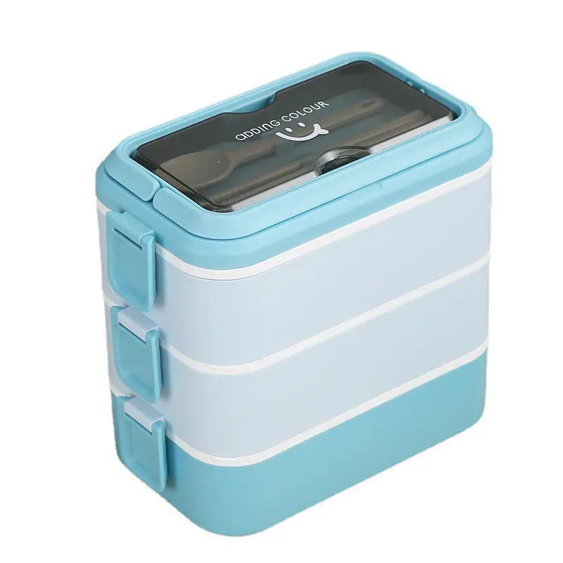 304 stainless steel lunch bento box heating portable fast food insulation multi-layer microwave lunch box