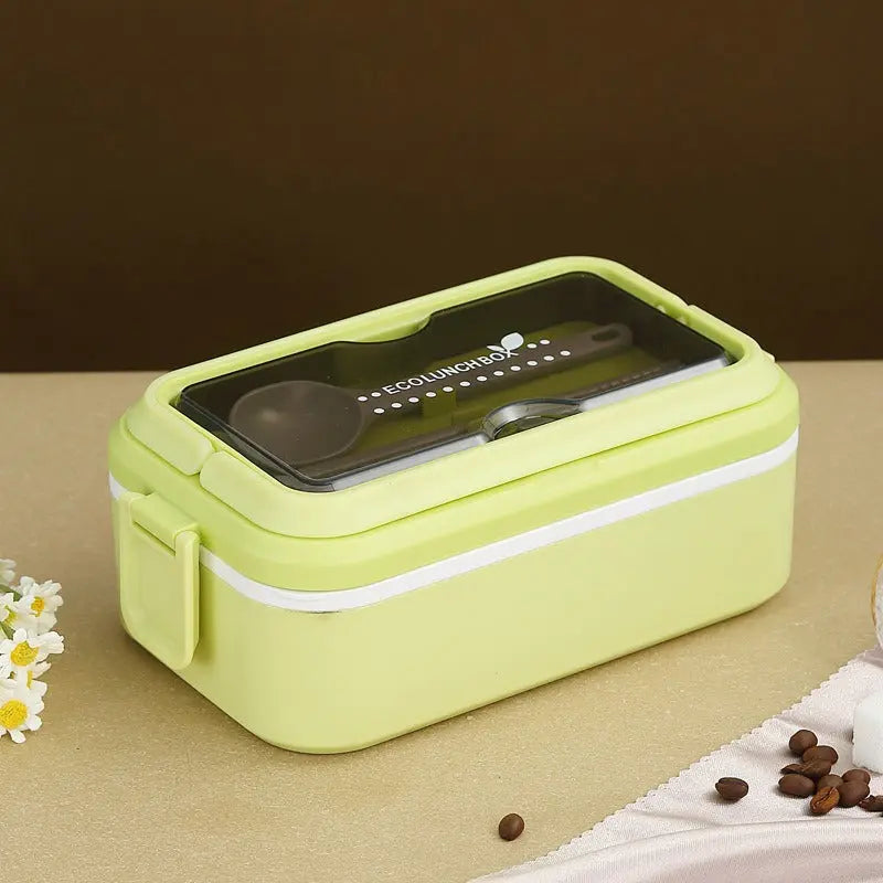 304 stainless steel lunch bento box heating portable fast food insulation multi-layer microwave lunch box