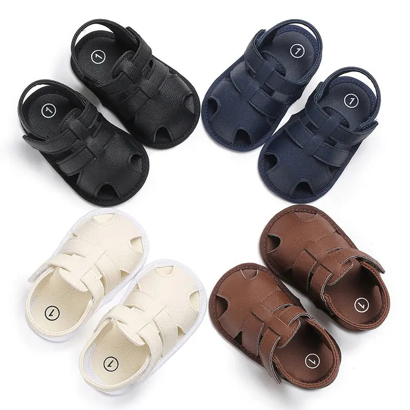 Baby Shoes Summer Baby Boy 0-1 Years Old Solid Color Sandals Toddler Shoes