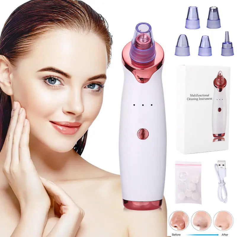 Blackhead Remover Instrument Black Dot Remover Acne Vacuum Suction Face Clean Black Head Pore Cleaning Beauty Skin Care Tool eprolo