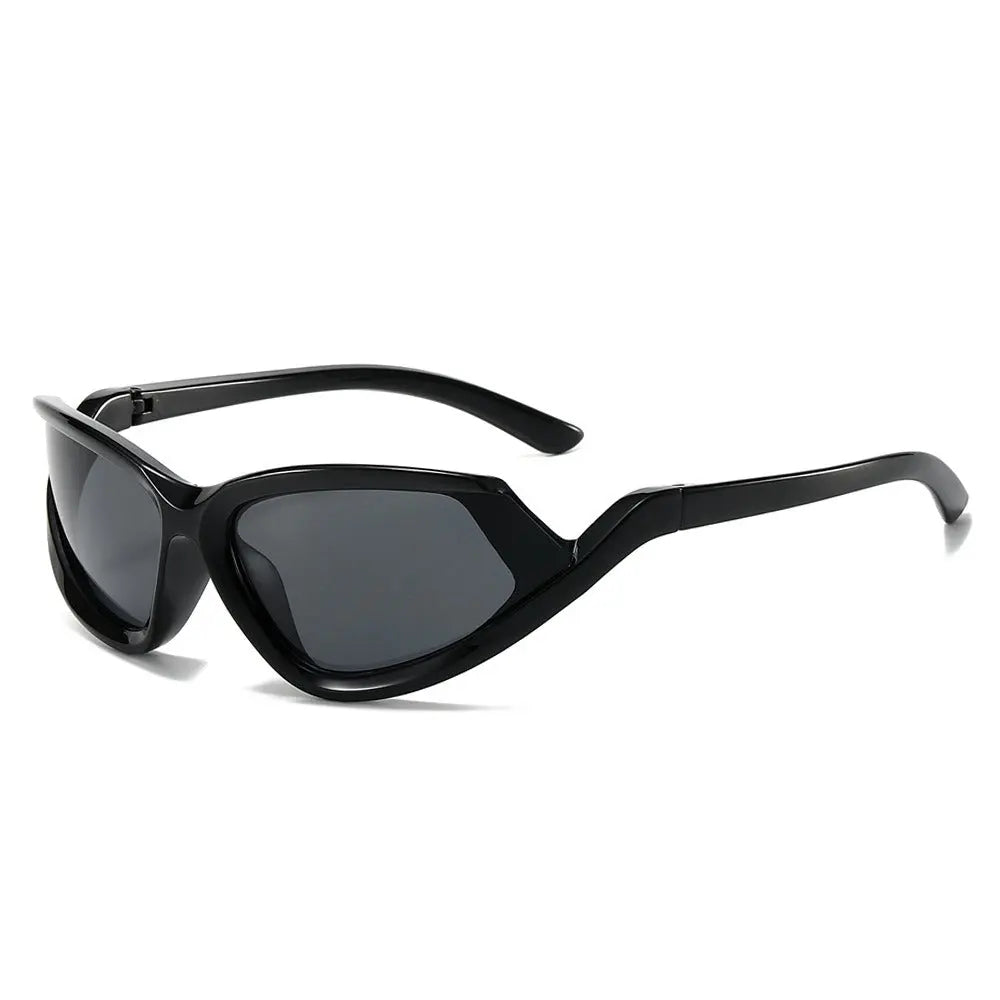 Cat-eye sunglasses European and American personality Y2K colorful coated hip-hop sports fashion glasses eprolo