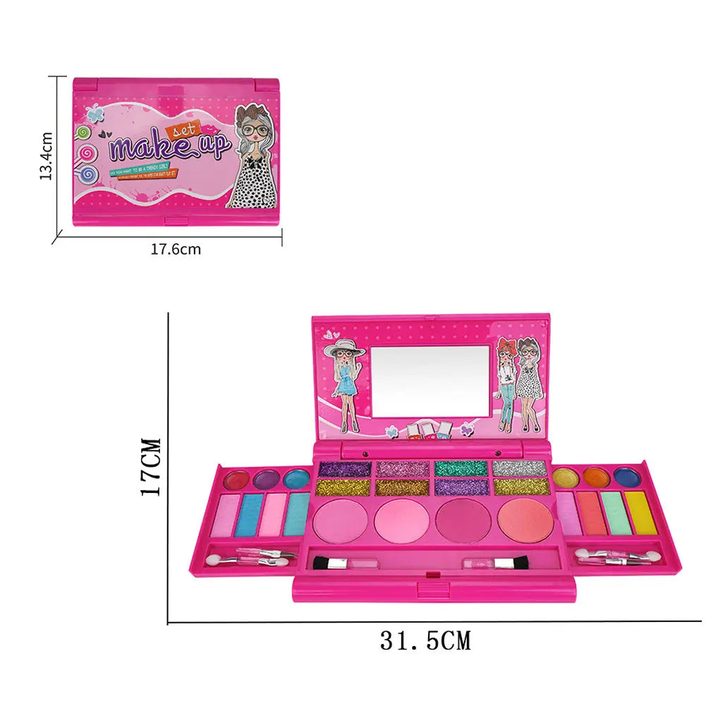 Children's Cosmetics Toy Set Baby Simulation Play House Girl Princess Makeup Box M.Noor