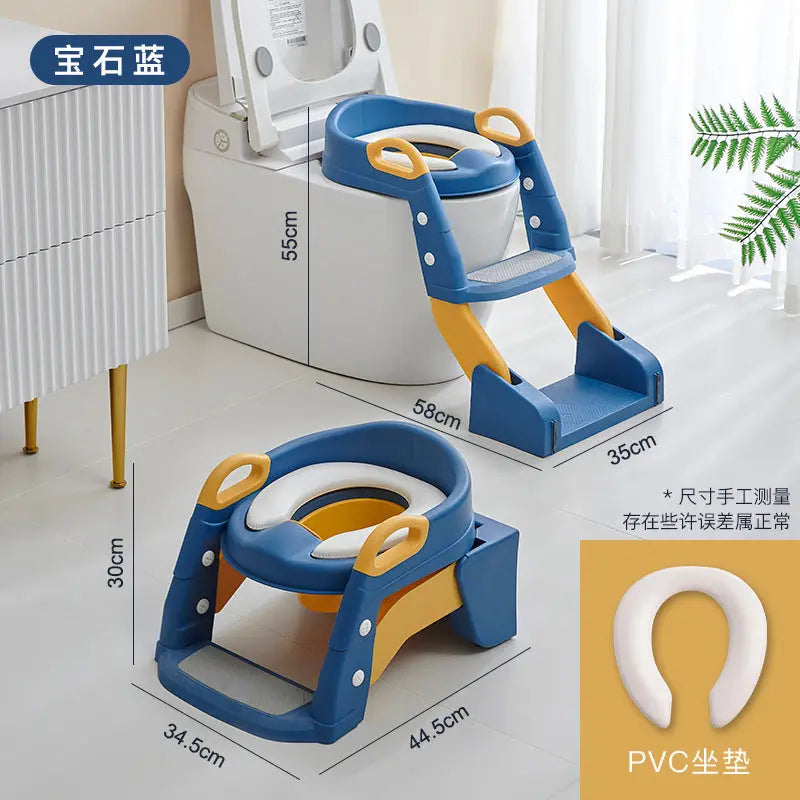 Children's Toilet Multi-functional Boys' And Girls' Toilet Auxiliary Toilet Rack Toilet Baby Step Toilet Ring eprolo