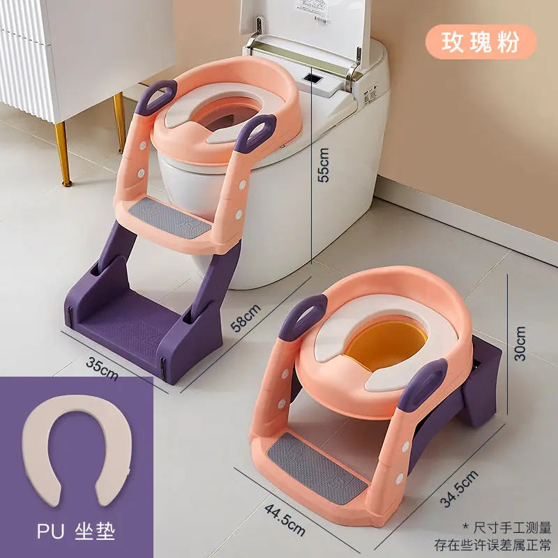 Children's Toilet Multi-functional Boys' And Girls' Toilet Auxiliary Toilet Rack Toilet Baby Step Toilet Ring eprolo