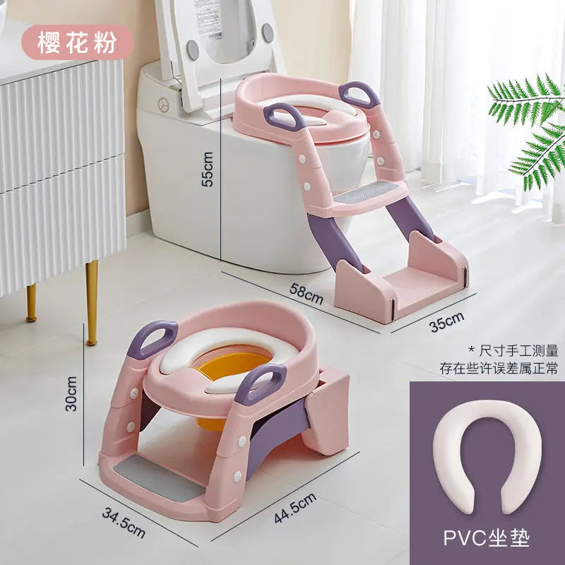 Children's Toilet Multi-functional Boys' And Girls' Toilet Auxiliary Toilet Rack Toilet Baby Step Toilet Ring eprolo