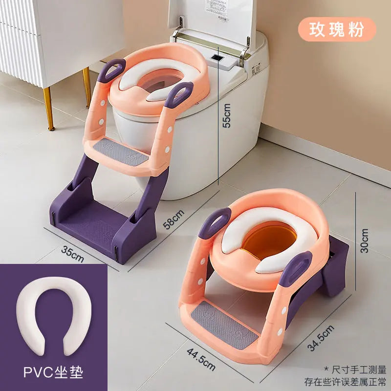 Children's Toilet Multi-functional Boys' And Girls' Toilet Auxiliary Toilet Rack Toilet Baby Step Toilet Ring eprolo