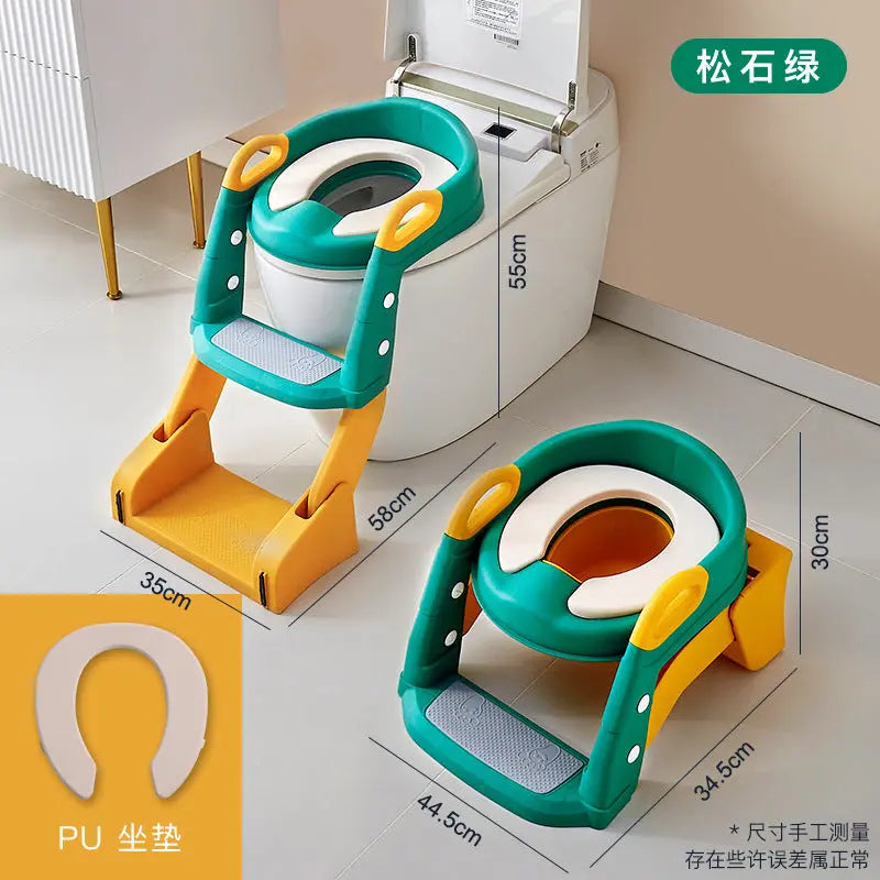 Children's Toilet Multi-functional Boys' And Girls' Toilet Auxiliary Toilet Rack Toilet Baby Step Toilet Ring eprolo