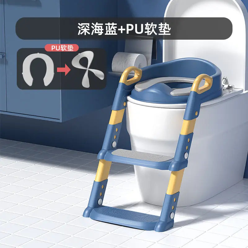 Children's Toilet Multi-functional Boys' And Girls' Toilet Auxiliary Toilet Rack Toilet Baby Step Toilet Ring eprolo