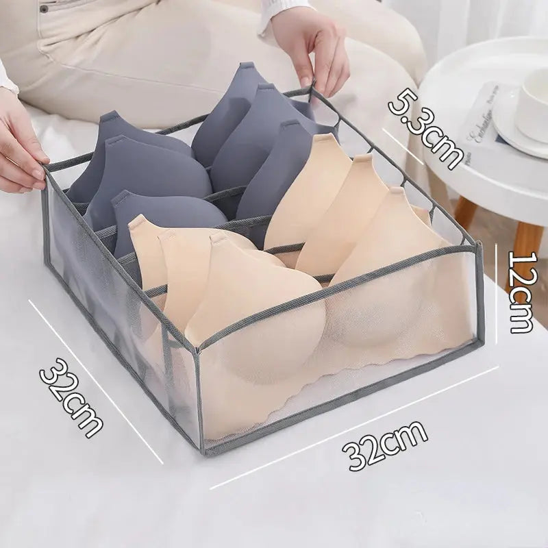 Clothes Organizer Trousers Clothes Jeans Storage Box Wardrobe Clothes Organizer Underwear Bra Socks Artifact Compartment Box