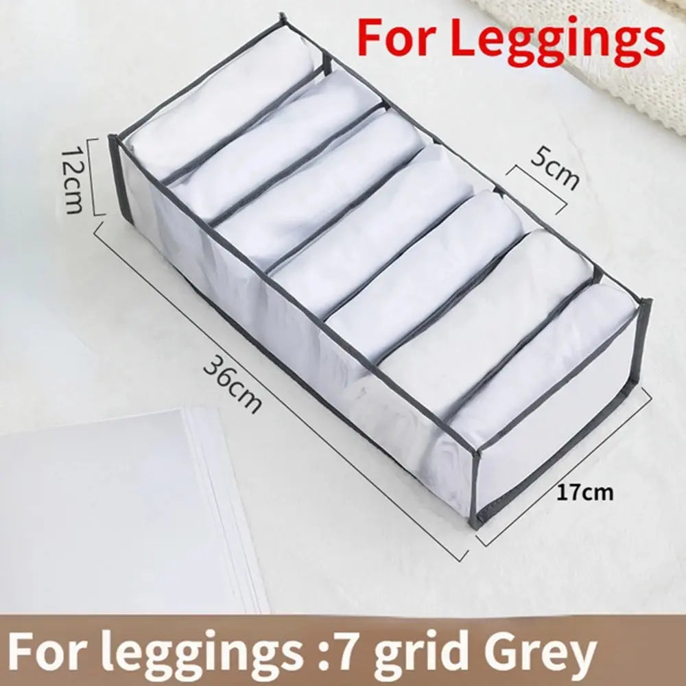 Clothes Organizer Trousers Clothes Jeans Storage Box Wardrobe Clothes Organizer Underwear Bra Socks Artifact Compartment Box