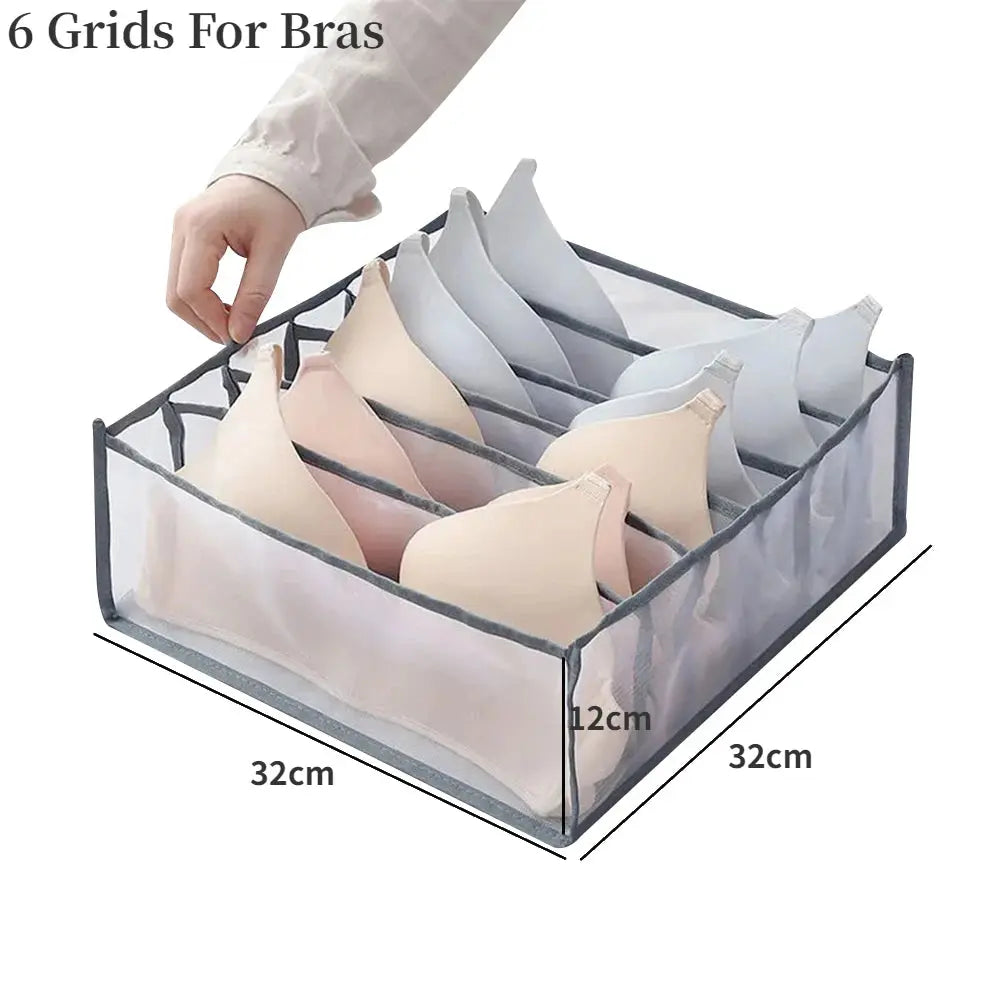 Clothes Organizer Trousers Clothes Jeans Storage Box Wardrobe Clothes Organizer Underwear Bra Socks Artifact Compartment Box