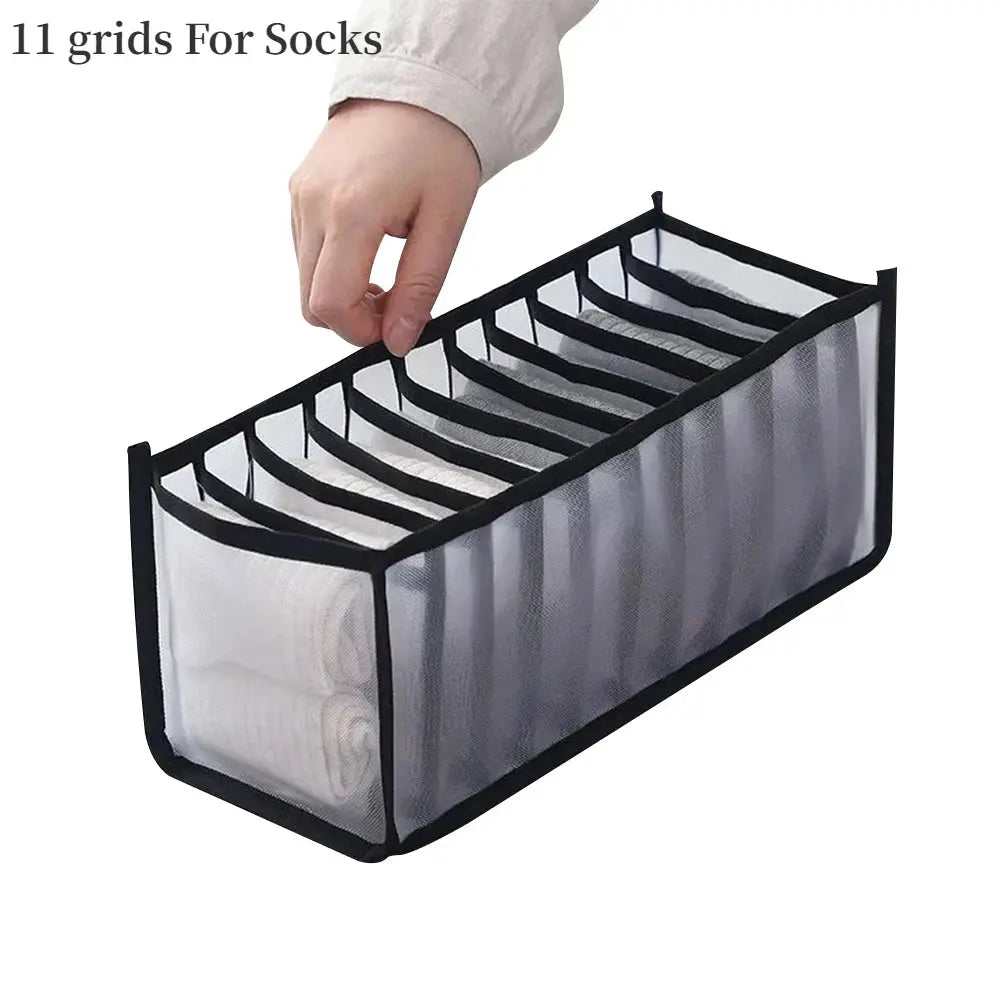 Clothes Organizer Trousers Clothes Jeans Storage Box Wardrobe Clothes Organizer Underwear Bra Socks Artifact Compartment Box