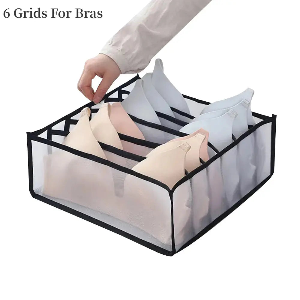 Clothes Organizer Trousers Clothes Jeans Storage Box Wardrobe Clothes Organizer Underwear Bra Socks Artifact Compartment Box