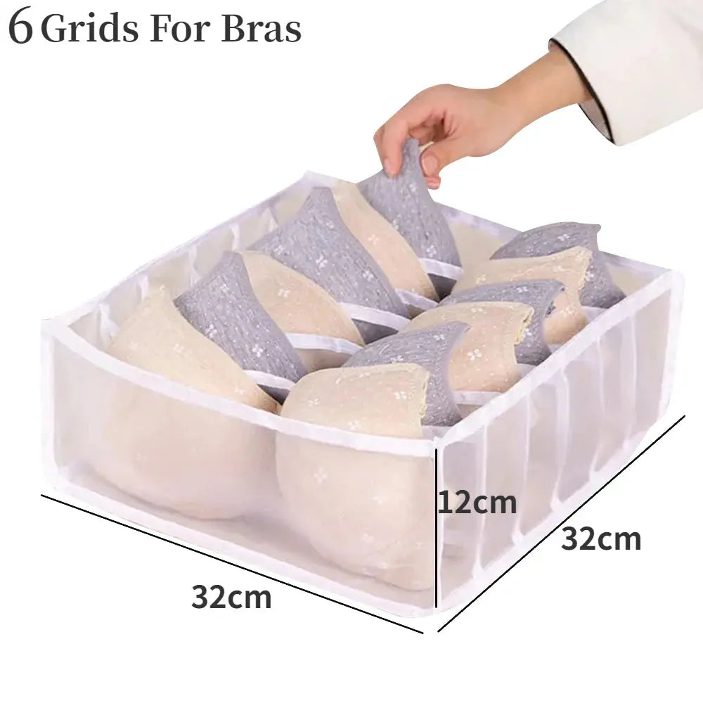 Clothes Organizer Trousers Clothes Jeans Storage Box Wardrobe Clothes Organizer Underwear Bra Socks Artifact Compartment Box