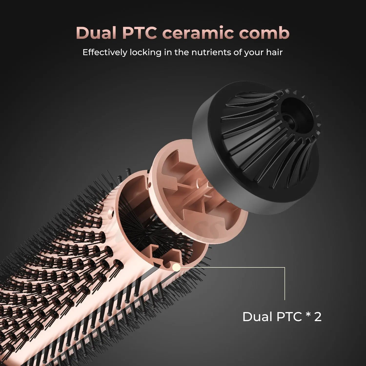 Curling Hair Comb Electric Heating Comb Multifunctional Roll Straight Hair Comb Dual-purpose My store 1