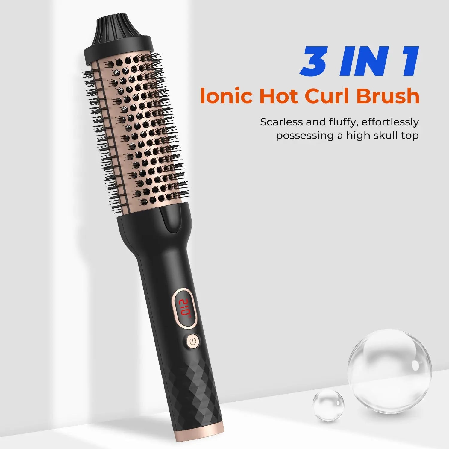 Curling Hair Comb Electric Heating Comb Multifunctional Roll Straight Hair Comb Dual-purpose My store 1