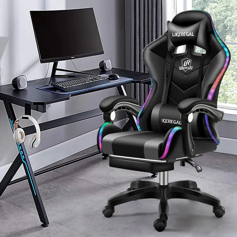 E-Sports Chair Office Reclining Game Computer Chair Home Office Boss Chair Racing Chair Recliner Chair Wanyi eprolo