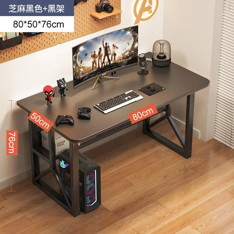 E-sports Table And Chair Combination Workbench Desk Bookshelf Integrated Home Student Learning Writing Desk Desktop Computer Table My store 1