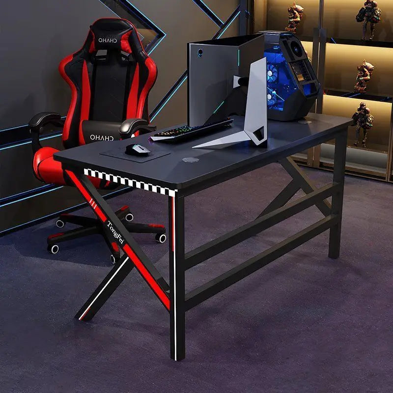 E-sports Table And Chair Computer Table And Chair Set Anchor Desktop Computer Desk Home Study Desk Writing Table And Chair Game Table Sports