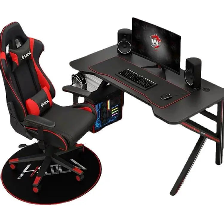 E-sports Table And Chair Computer Table And Chair Set Anchor Desktop Computer Desk Home Study Desk Writing Table And Chair Game Table Sports