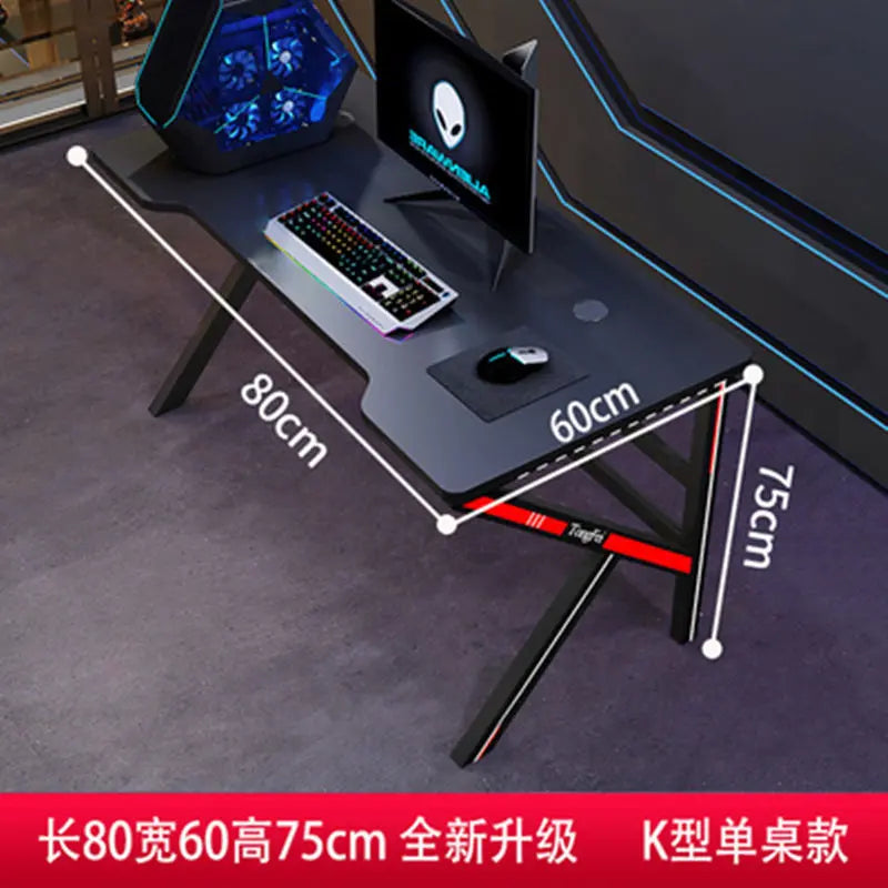 E-sports Table And Chair Computer Table And Chair Set Anchor Desktop Computer Desk Home Study Desk Writing Table And Chair Game Table Sports