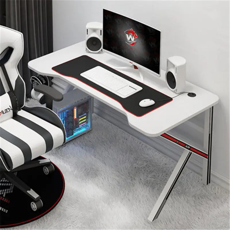 E-sports Table And Chair Computer Table And Chair Set Anchor Desktop Computer Desk Home Study Desk Writing Table And Chair Game Table Sports