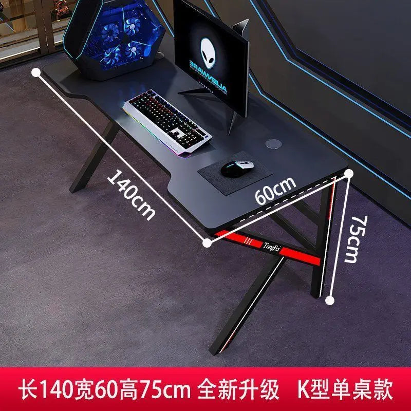 E-sports Table And Chair Computer Table And Chair Set Anchor Desktop Computer Desk Home Study Desk Writing Table And Chair Game Table Sports