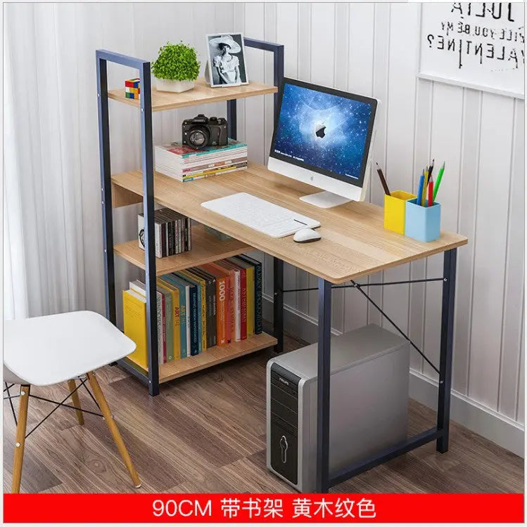 Factory Direct Desktop Computer Desk Home Simple Modern Student Bedroom Bookshelf Simple Table Learning Desk My store 1