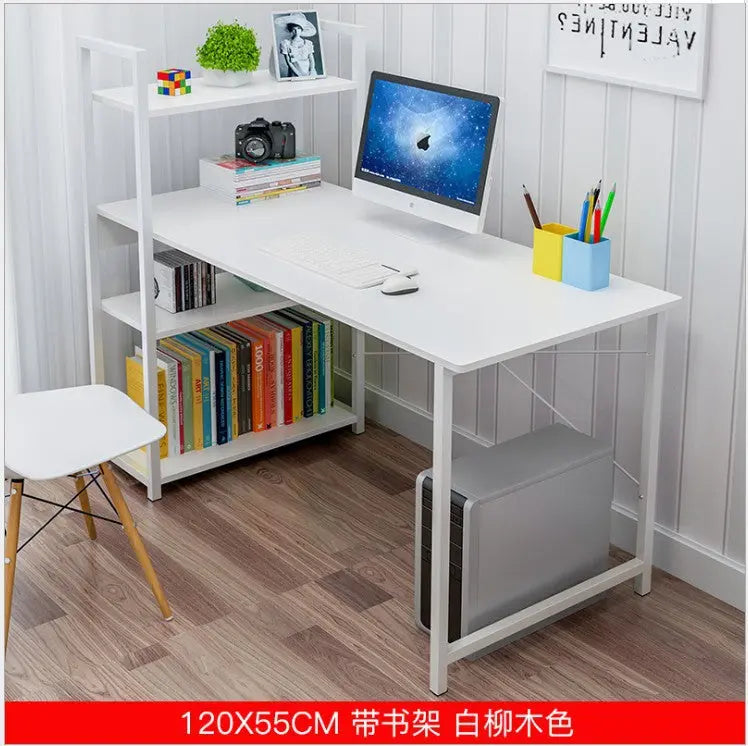 Factory Direct Desktop Computer Desk Home Simple Modern Student Bedroom Bookshelf Simple Table Learning Desk My store 1