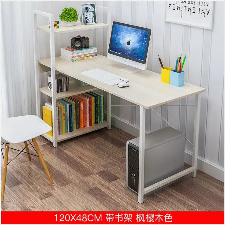 Factory Direct Desktop Computer Desk Home Simple Modern Student Bedroom Bookshelf Simple Table Learning Desk My store 1