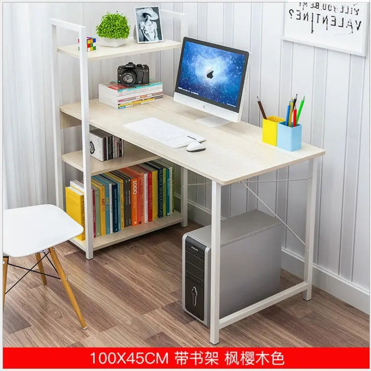 Factory Direct Desktop Computer Desk Home Simple Modern Student Bedroom Bookshelf Simple Table Learning Desk My store 1