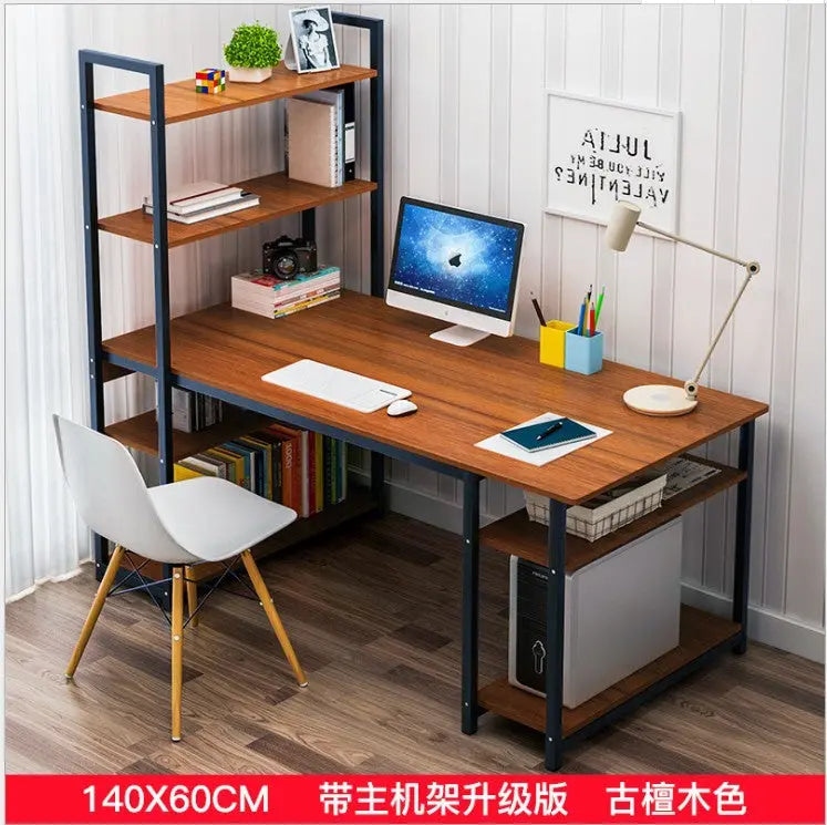 Factory Direct Desktop Computer Desk Home Simple Modern Student Bedroom Bookshelf Simple Table Learning Desk My store 1