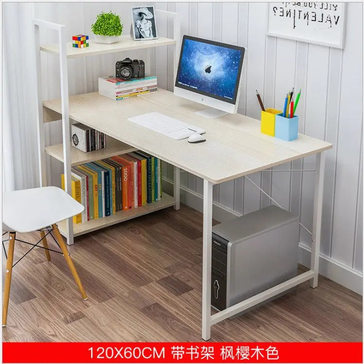 Factory Direct Desktop Computer Desk Home Simple Modern Student Bedroom Bookshelf Simple Table Learning Desk My store 1