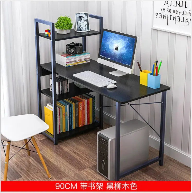 Factory Direct Desktop Computer Desk Home Simple Modern Student Bedroom Bookshelf Simple Table Learning Desk My store 1