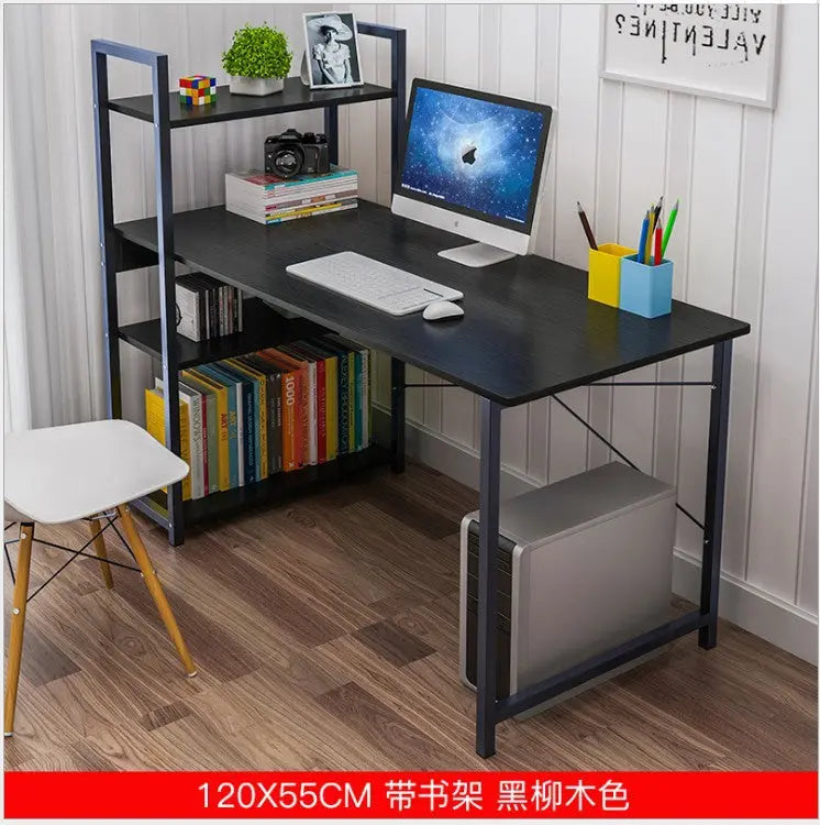 Factory Direct Desktop Computer Desk Home Simple Modern Student Bedroom Bookshelf Simple Table Learning Desk My store 1