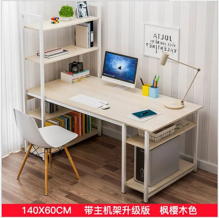 Factory Direct Desktop Computer Desk Home Simple Modern Student Bedroom Bookshelf Simple Table Learning Desk My store 1