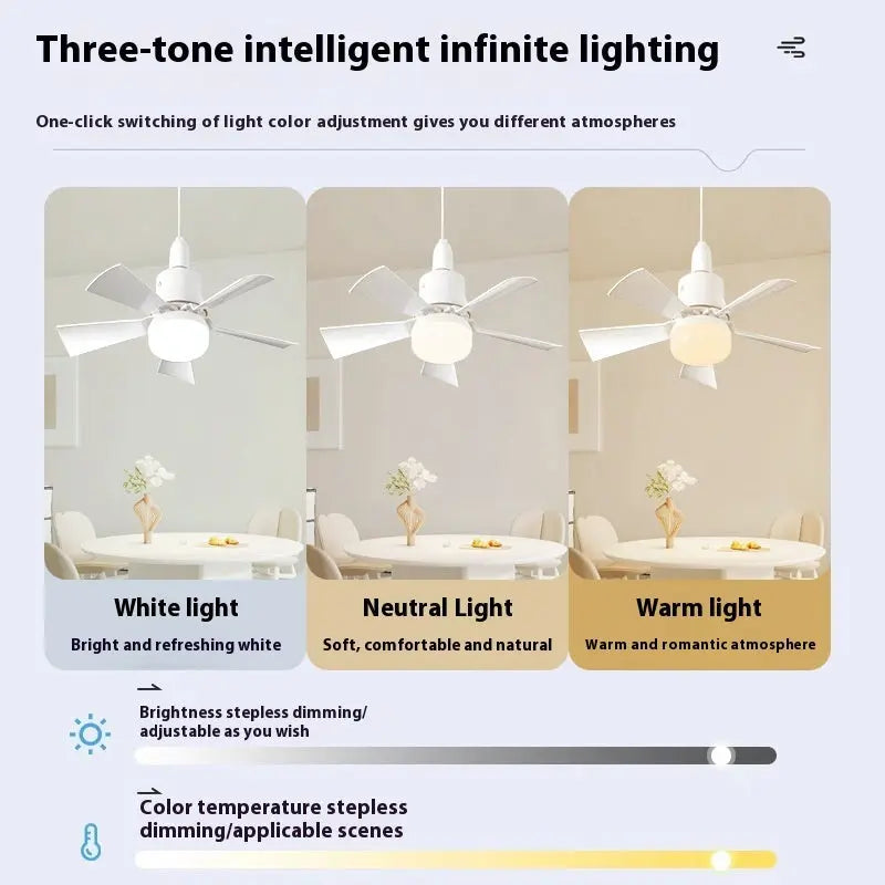 Fan Bulb Integrated Home Dormitory M.Noor