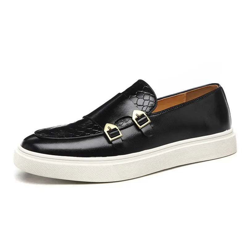 Fashionable casual leather shoes for men's shoes and men's board shoes