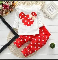 Girls Clothing Sets Winter Girls Clothes Set T-shirt+pants 2 pcs Kids Clothes Girl Sport Suit Children Clothes 6M-24M