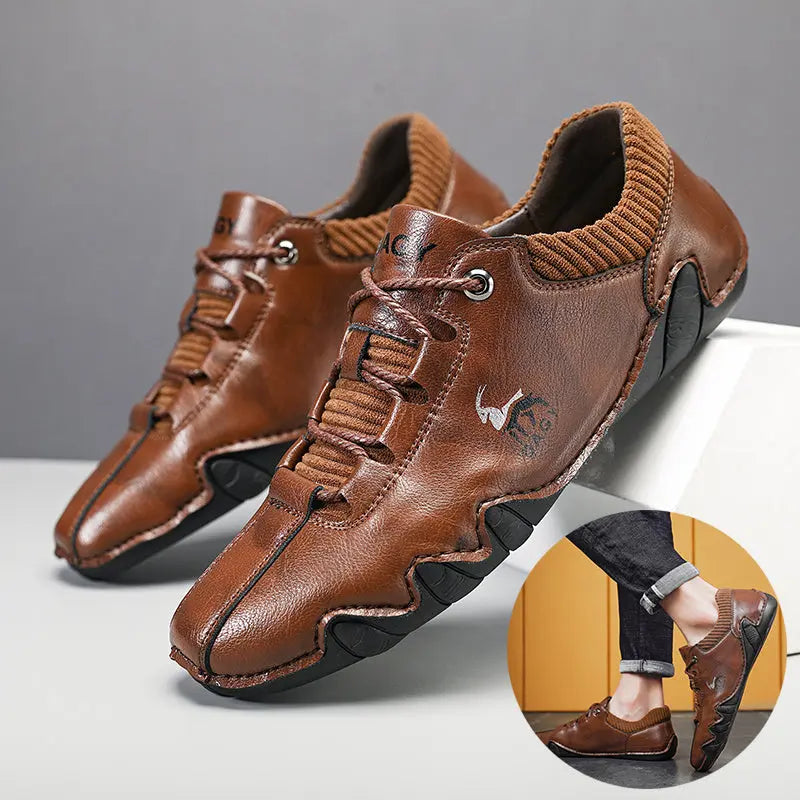 High Quality Men Sneakers Fashion Lace-up Flats Shoes My Store 1