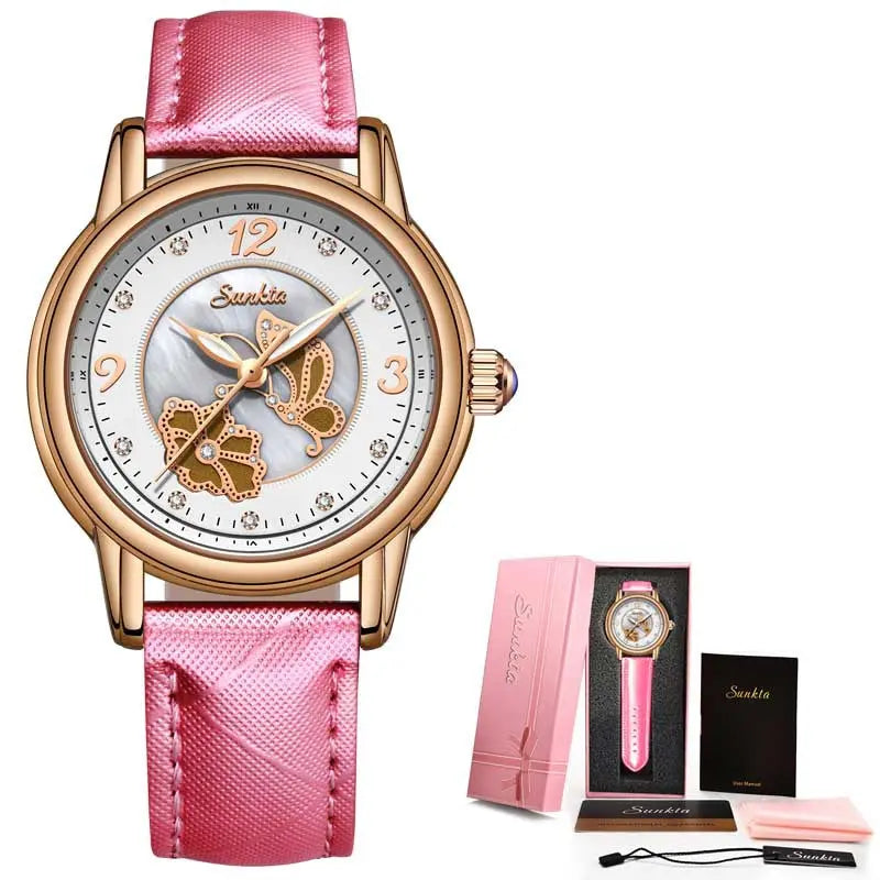 Lige High Quality Ceramic Watch Ladies Watch Exquisite Waterproof Watch eprolo