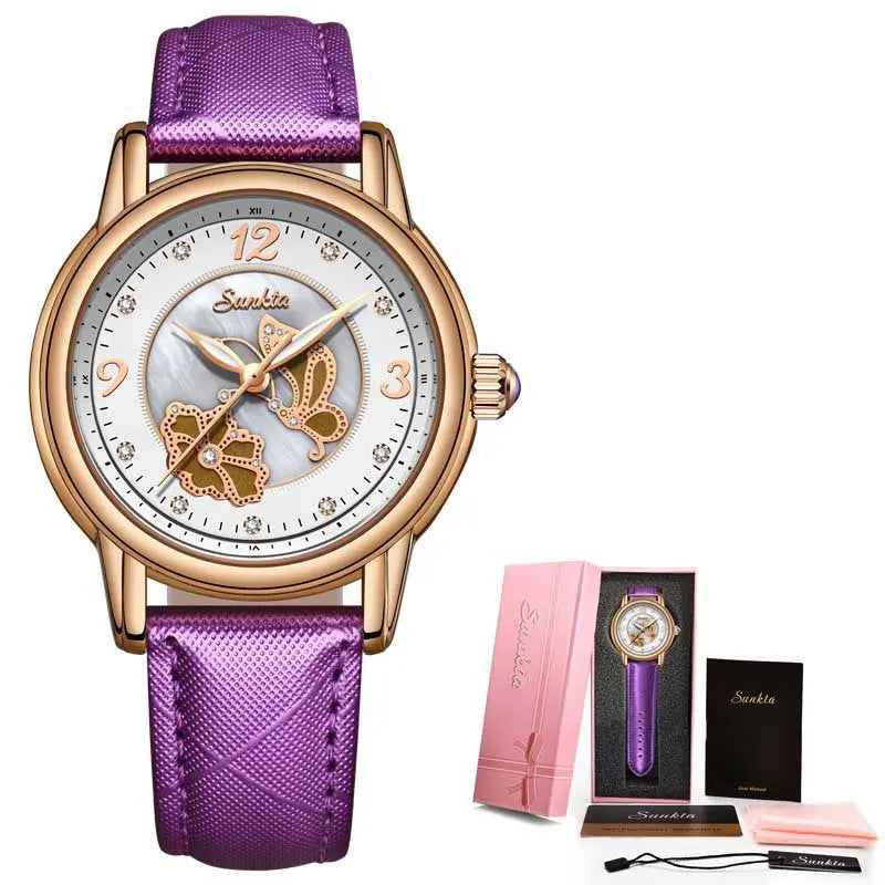 Lige High Quality Ceramic Watch Ladies Watch Exquisite Waterproof Watch eprolo