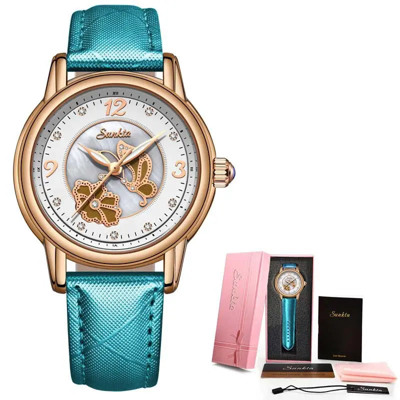 Lige High Quality Ceramic Watch Ladies Watch Exquisite Waterproof Watch eprolo