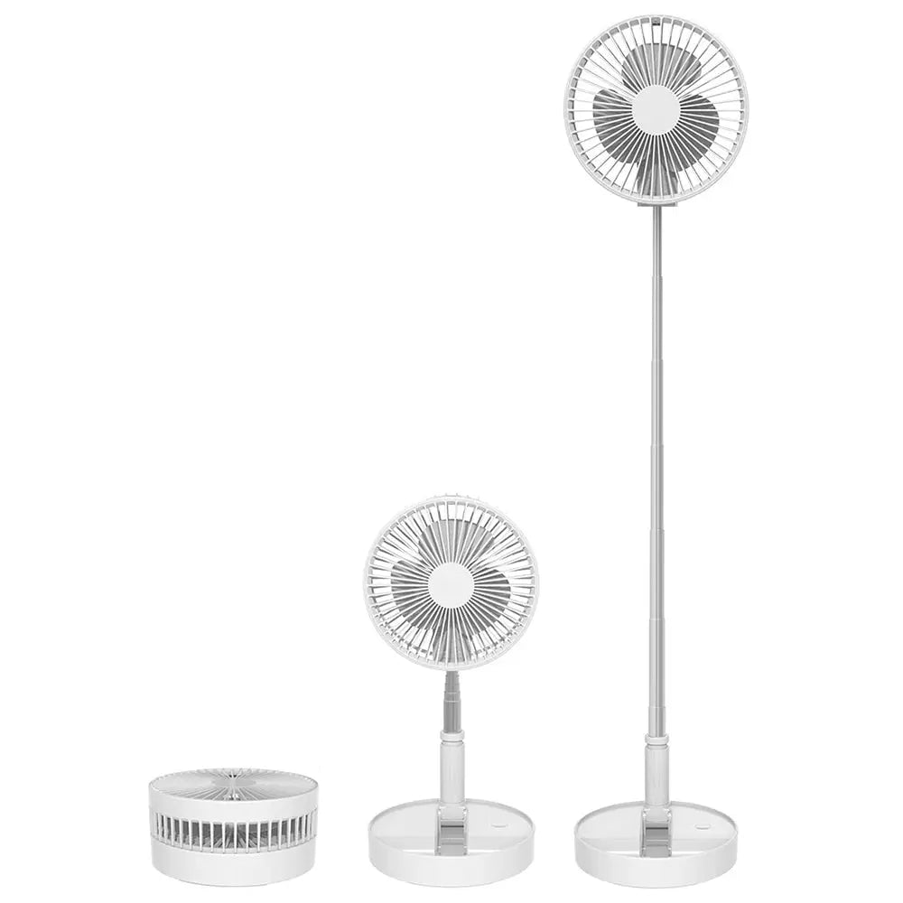 Outdoor Tools Telescopic Folding Table Fan Multi-Function Desktop USB Charging Fan Adjustable Angle Travel Outdoor Gadget eprolo