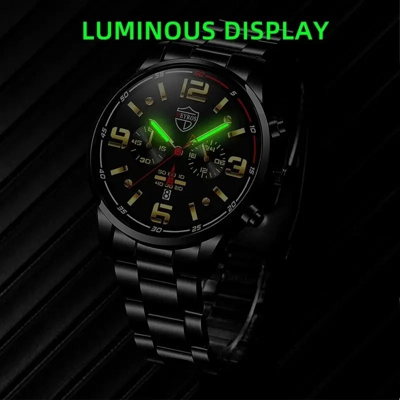 Reloj Hombre 2022 Luxus Männer Sport Uhren Mode Herren Business Edelstahl Quarzuhr Leuchtende Uhr relogio masculino