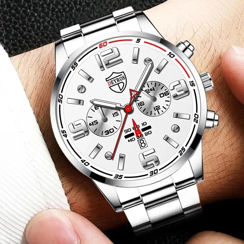 Reloj Hombre 2022 Luxus Männer Sport Uhren Mode Herren Business Edelstahl Quarzuhr Leuchtende Uhr relogio masculino