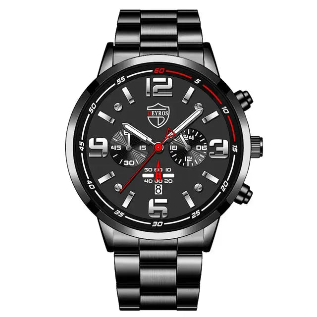 Reloj Hombre 2022 Luxus Männer Sport Uhren Mode Herren Business Edelstahl Quarzuhr Leuchtende Uhr relogio masculino